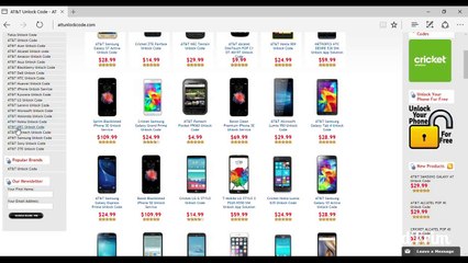 AT&T SAMSUNG GALAXY S6 Network Unlock Code – AT&T UNLOCK CODE