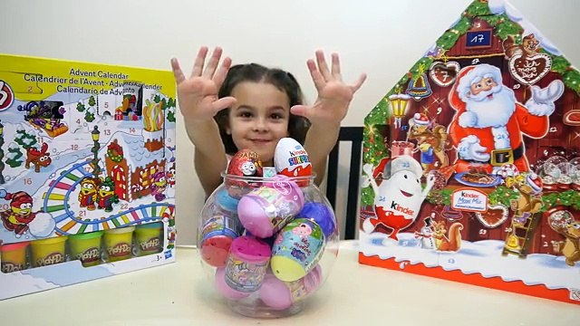 MLP Fashems and Shopkins plus Day 10 of Kinder and Play Doh Advent Calendars