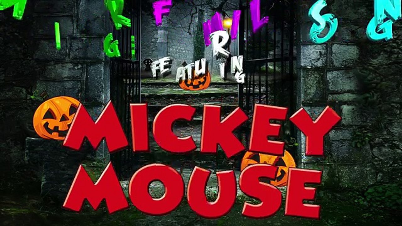 Mickey Mouse Monster Cemetery Adventure Finger Family Song!
