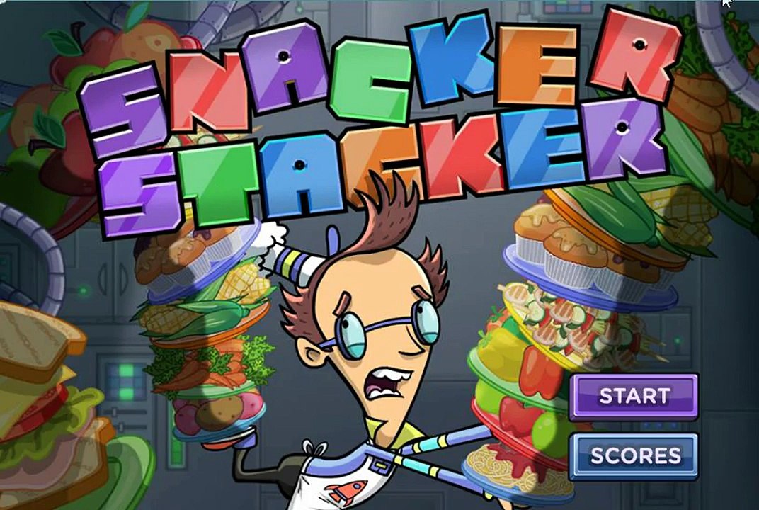 Fizzys Lunch Lab Snacker Stacker Cartoon Animation PBS Kids Game Play Walkthrough 2016 HD