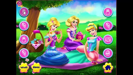 ᴴᴰ ♥♥♥ Disney Princesses Picnic Day - Baby videos games for kids