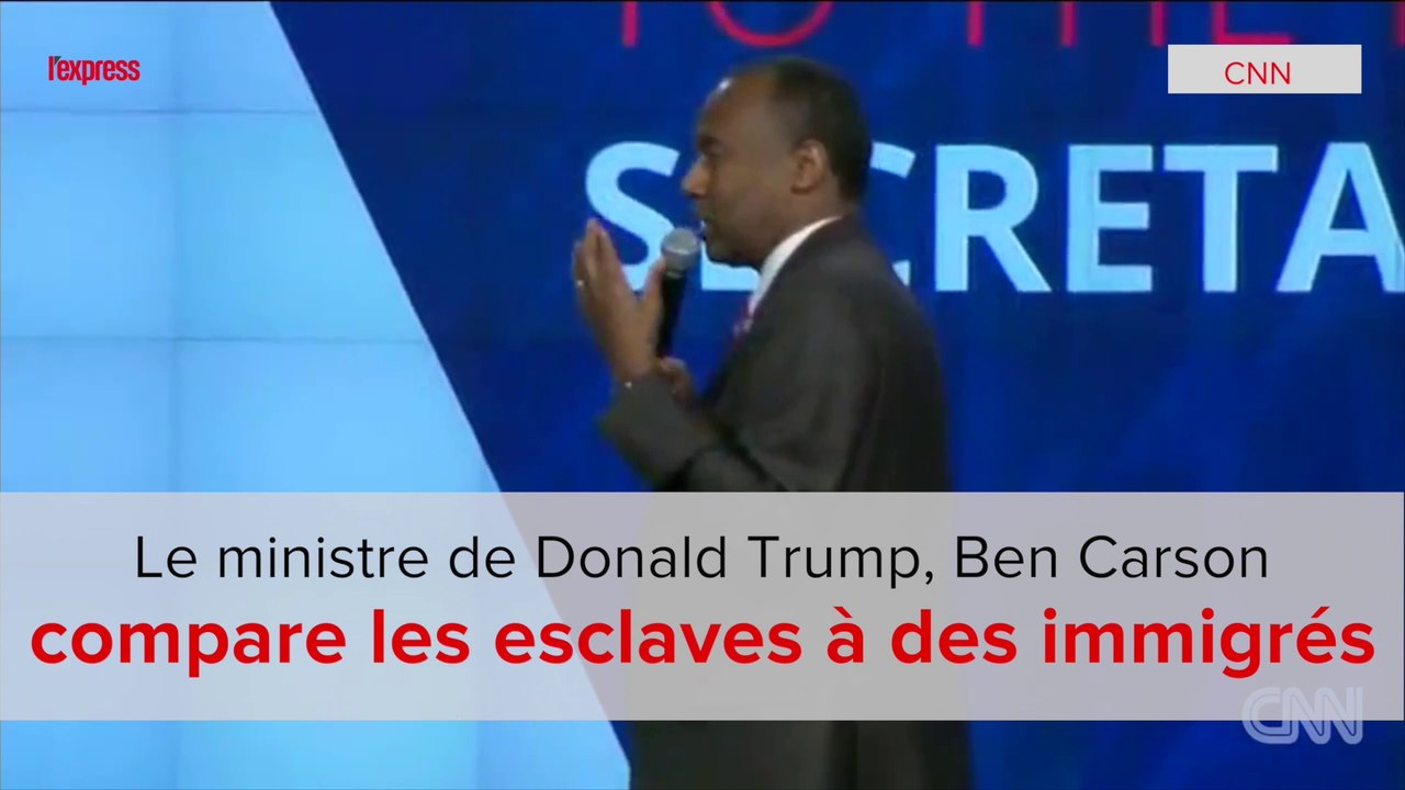 Pour Ben Carson, les anciens esclaves sont des immigrés comme les autres