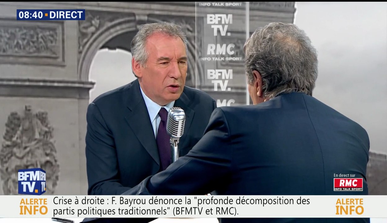 François Bayrou, invité de Bourdin direct sur BFMTV - 070317