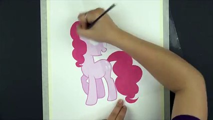Скорость рисования Пинки Пай Мой маленький пони акварельной живописи