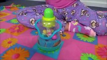 Crying baby - Bad Baby Victoria Spatula Girl vs Snake in Potty Chair ' Annabelle Toy Freaks'