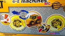 CAT E Z Machines Bulldozer Mighty Machines in action kids construction toy trucks playdoh
