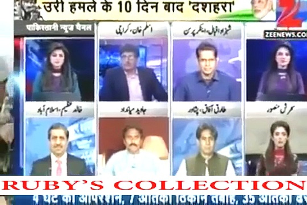 Shocking Video Indian Media Angry On Pakistani Media Report Against India