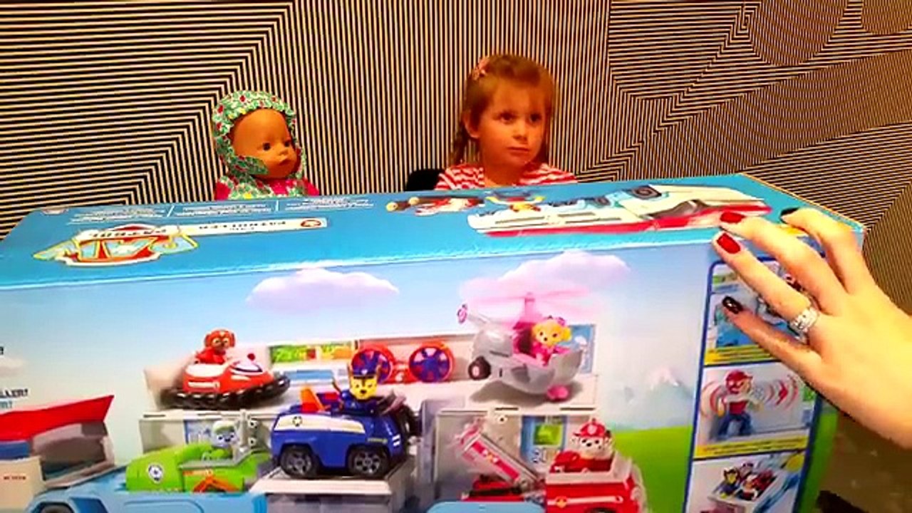 ЩЕНЯЧИЙ ПАТРУЛЬ и ПАТРУЛЕВОЗ от Настюшик МЕГА АВТОВОЗ Щенячий Патруль PAW Patrol Сar Transporter