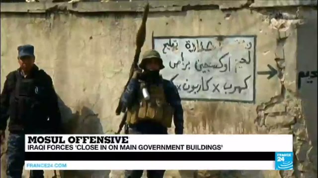 Mosul: As Iraqi forces close in on main government buildings , ISIS opposes fierce resistance