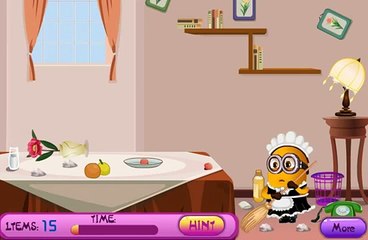 Minions Clean Room: Clean Up Games - Help Minions Clean Room | Kids Play Palace