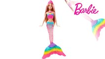 Mattel 2016 - Barbie Rainbow Lights Mermaid / Barbie Tęczowa Świecąca Syrenka - TV Toys