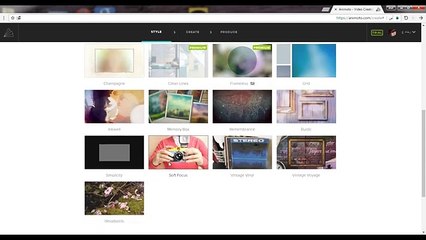 انشاء مقدمة فيديو غروب الشمس باستخدام موقع animoto