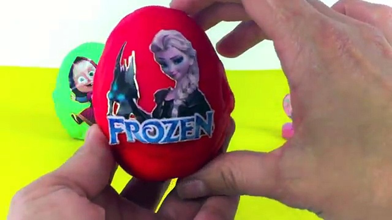 Play Doh Huevos de Masha y el Oso Huevos Sorpresa Маша и Медведь Masha y el Oso Masha Huevos