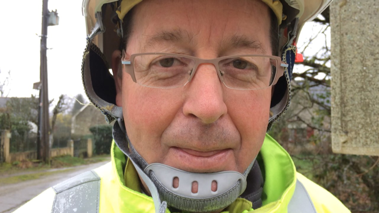 Les dégâts de la tempête en cours de réparation