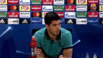 Luis Suárez: "Difficult but not impossible. If any team can get four or more goals, it's Barça"