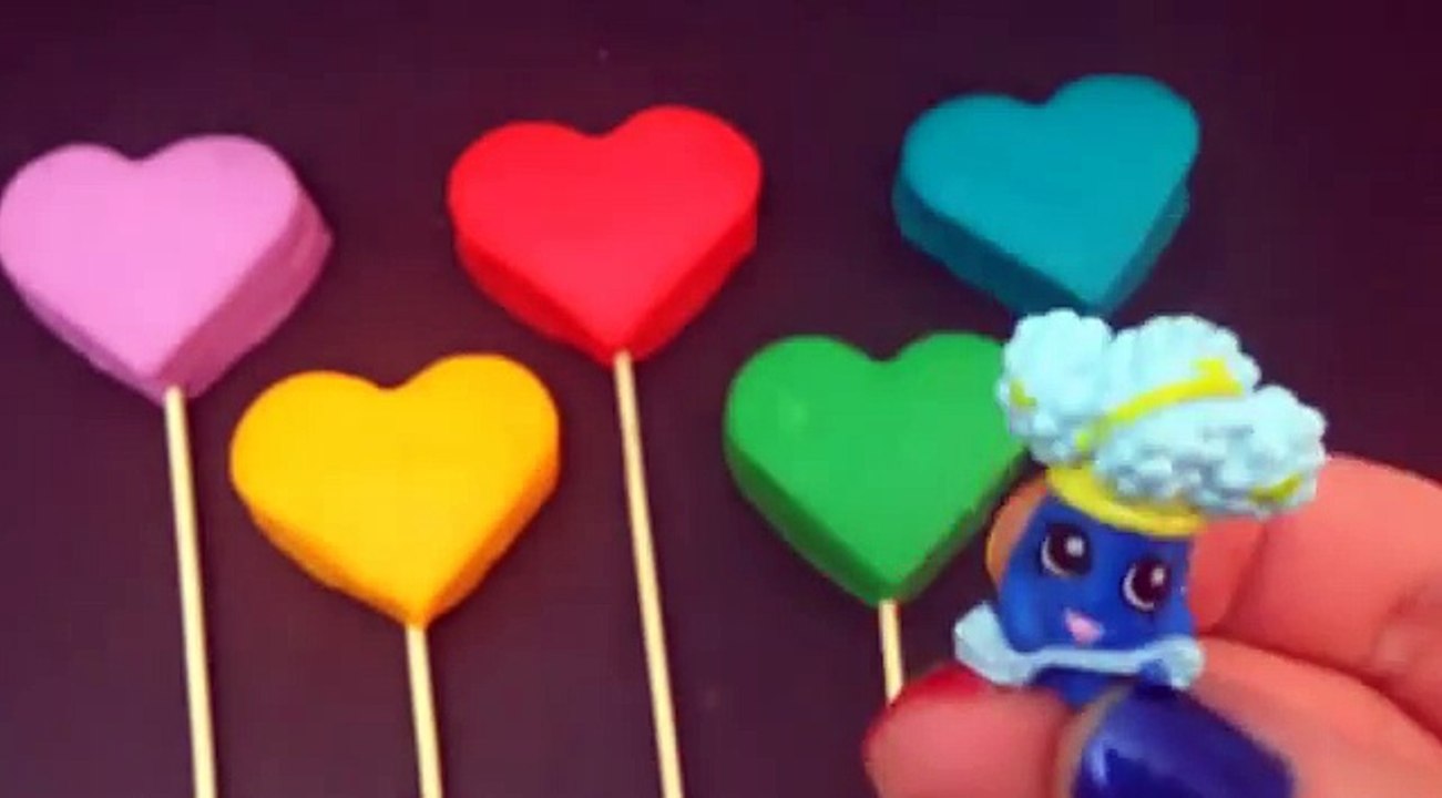 Love hearts Play Doh Surprise Eggs Disney Frozen Hello Kitty Shopkins Crazy bones Toys