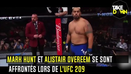 UFC 209 : Alistair Overeem l’emporte par KO contre Mark Hunt