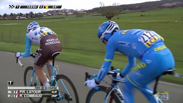 Combaud et Latour seuls en tête - Étape 3 (Chablis / Chalon-sur-Saône) - Paris-Nice 2017