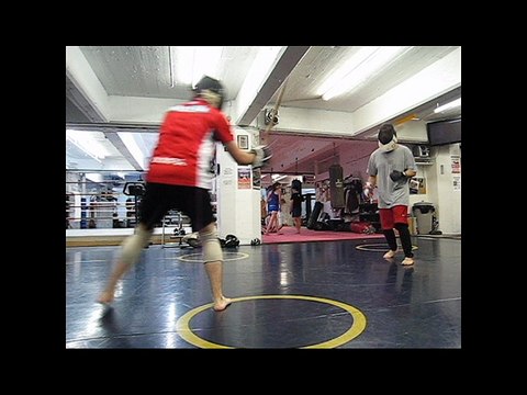 Edgardo vs Alex - Single Stick Sparring - February 19 - 2010