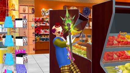 Frozen Elsa SpiderGirl Hulk Spiderman Doctor Syringe Killer Clown Joker Scream Funny Super