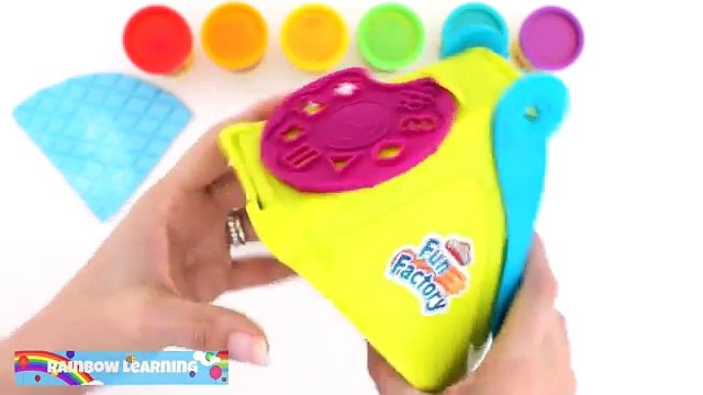 Play-Doh How to Make a Rainbow Ice Cream * Fun Creative For Kids * RainbowLearning