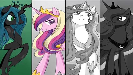 My Little Pony Princess Coloring Pages - MLP Coloring Book