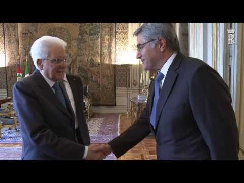 Roma - Mattarella riceve delegazione della Fondazione Roma Europea (07.03.17)