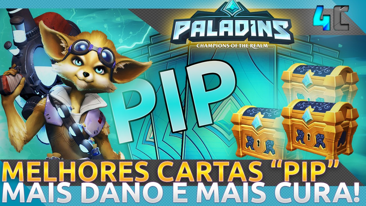 MELHOR BARALHO BUILD PARA PIP MAIS DANO E MAIS CURA! MELHOR SUPORTE PALADINS