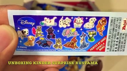 Киндер Яйца Сюрприз Коллекция по мультикам Дисней,Unboxing Surprise Collection Cartoons Disney