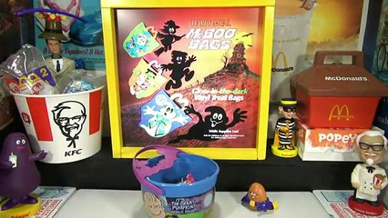 McDonalds 1991 Halloween McBoo Bags Retro Happy Meal Toys - VIDEO SURPRISE EGGS - lucky t