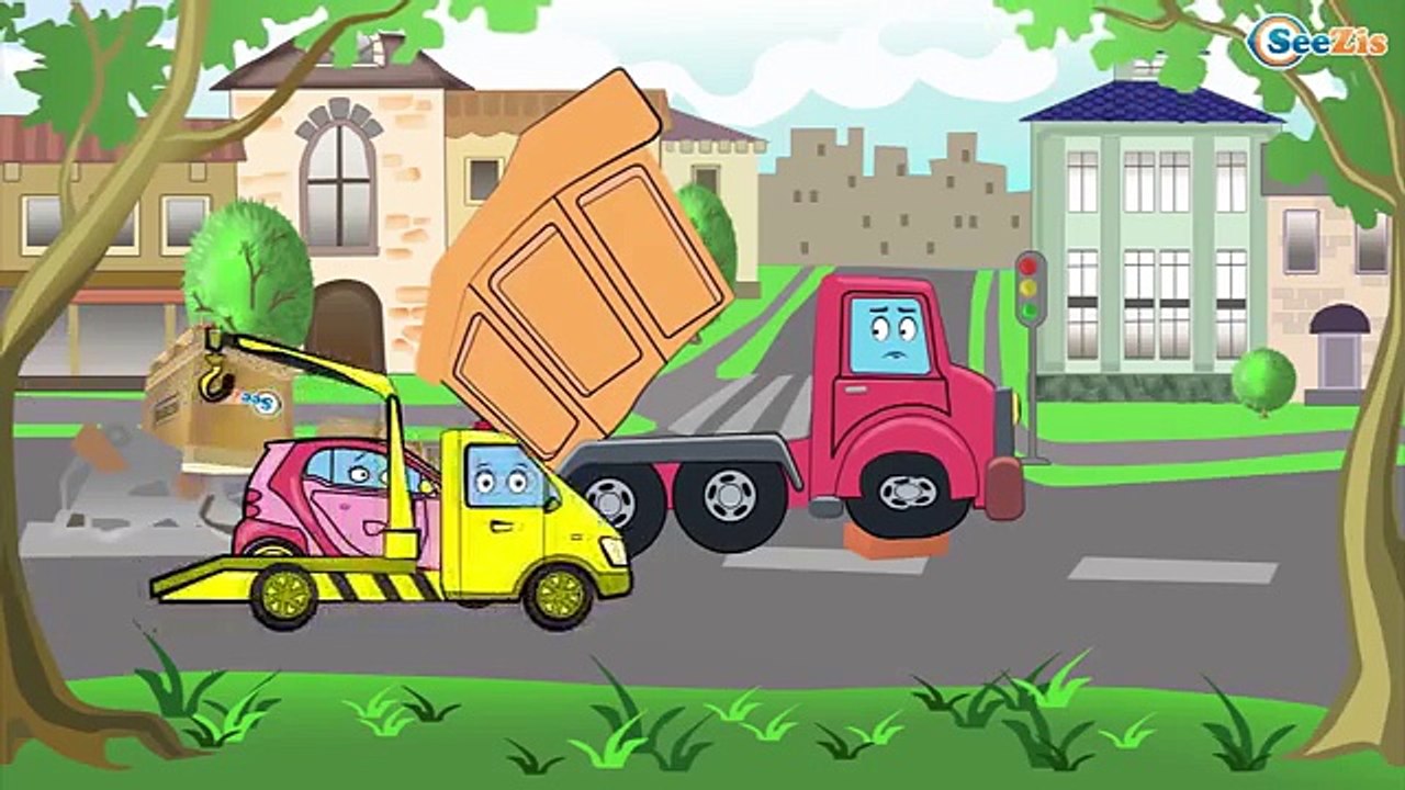 ➲ Excavator and Dump Truck - Construction Vehicles on Job