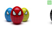 Black Spiderman Surprise Egg | Learn Colors for Kids Toddlers - EvanKids