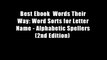 Best Ebook  Words Their Way: Word Sorts for Letter Name - Alphabetic Spellers (2nd Edition)