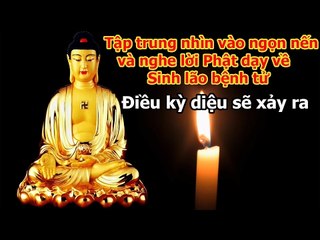 Điều kỳ diệu sẽ xảy ra Khi bạn tập trung vào Ngọn Nến và nghe lời Phật dạy về Sinh Lão Bệnh Tử 