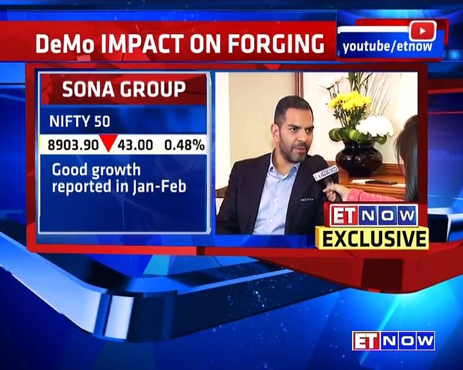 Hugely Impacted By Demonetisation: Sunjay Kapur - Sona Group