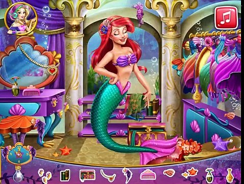 NEW Мультик онлайн для девочек—Русалочка Ариэль делает уборку—Видео для детей