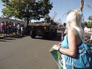 Eu no Desfile 7 Setembro - Pirassununga sp - Brazil