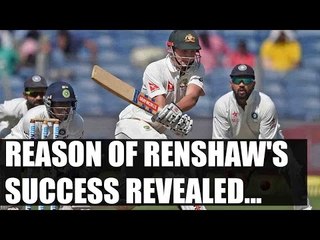 Matt Renshaw excels against India spinners, secret revealed | Oneindia News