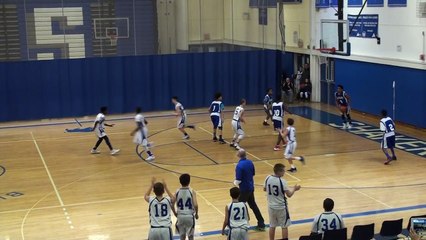 Un buzzer beater du milieu de terrain en U13 !