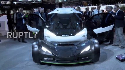 Switzerland Airbus unveils world's first 'drone-car' at Geneva Motor Show