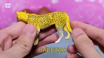 Wild Animals 3D Puzzles Learn to Spell Hippo Cheetah Zebra Giraffe Educational Toys - Kids