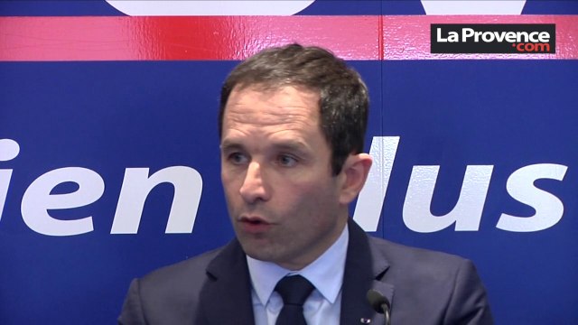 Benoît Hamon face aux lecteurs de La Provence