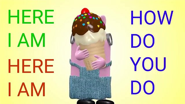 Cake Pop, Ice Cream, Cup Cake, Chocolate and Lollipop Finger Family Songs