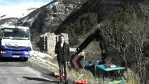 Alpes de Haute-Provence : la circulation de nouveau ouverte après l'accident vers Thorame-Haute
