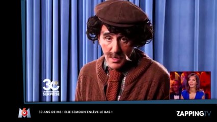 30 ans d'M6 : Elie Semoun enlève le bas pour Karine Le Marchand (vidéo)