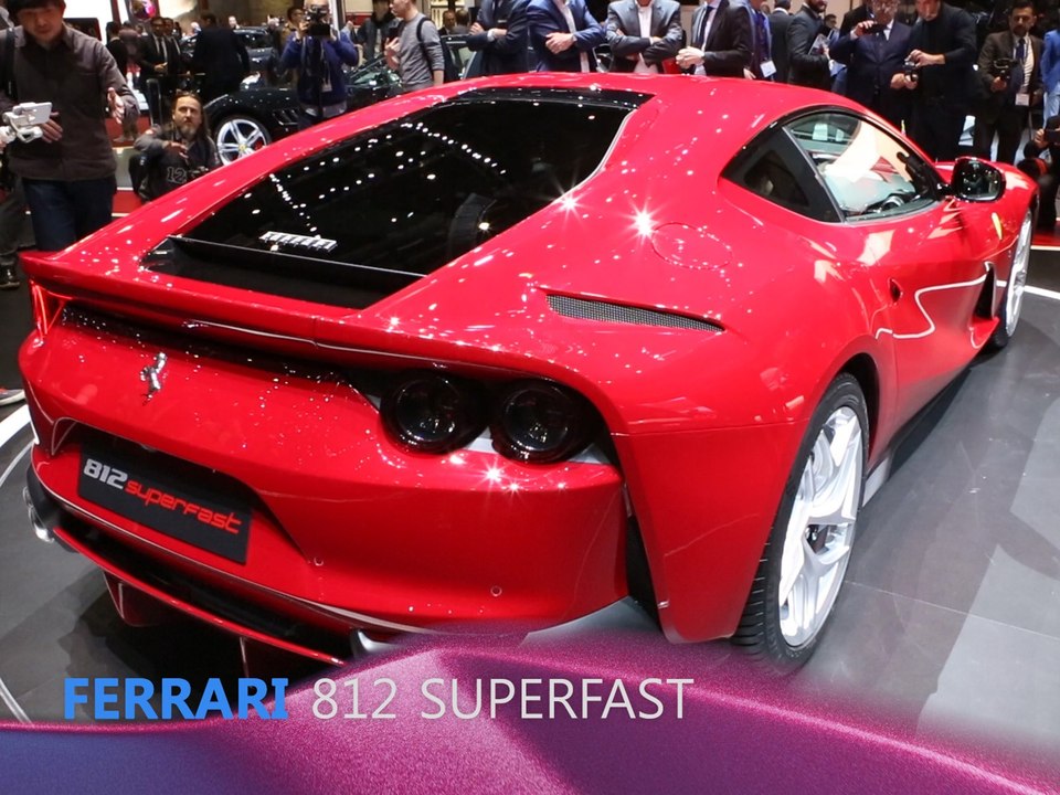 Ferrari 812 Superfast en direct du salon de Genève 2017