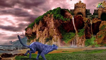 Dedo De La Familia De Colores León Dinosuars Godzilla, King Kong Tigre De Dibujos Animados Para Los Niños De La Guardería
