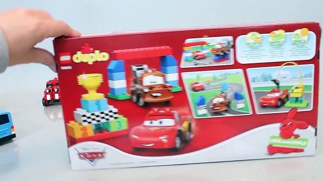 Disney Cars Lego Duplo Lightning McQueen Mater Play Doh Toy Surprise Toys-Px8Jv3MogRs