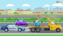 Coche de Policía y Carros de Carreras | Coches infantiles | Dibujo animado | 1 Hora Especial