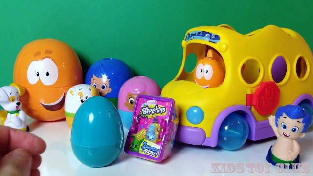 Пузырь Гуппи Ник Младший Школьный Автобус, Shopkins В Игрушки Сюрпризы Для Детской Площадки